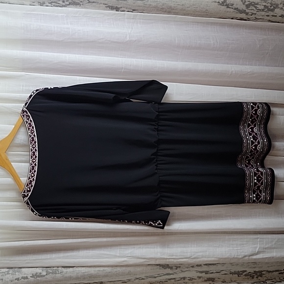 NWT WhiteHouseBlackMarket Black Dress Size L - Picture 7 of 9